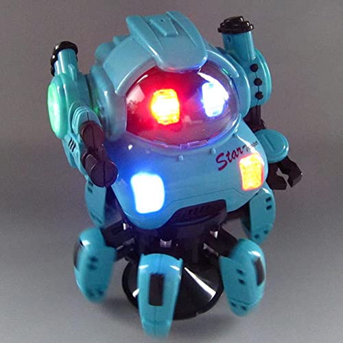 Magicwand 6 Legged Dancing & Walking Star Trooper Rotating Robot for Kids with Light & Sound【Colors as Per Stock】【Pack of 1】 - Image 2