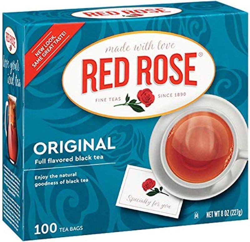 Red RoseTea Bags, 100-Count - Image 1