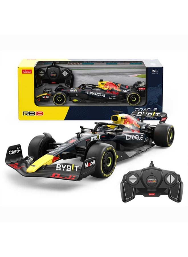 RASTAR Rastar - Oracle Red Bull Racing RB18 1:18 With Remote Control - Black - 94800  - Image 1