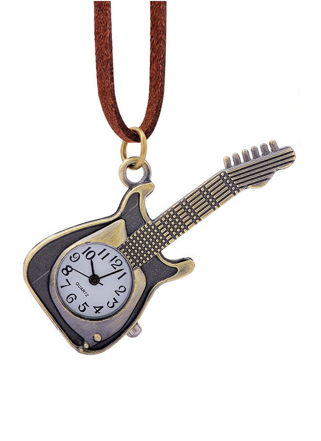 NIBEMINENT - Guitar Necklace Pocket Watch 0018 - Image 1