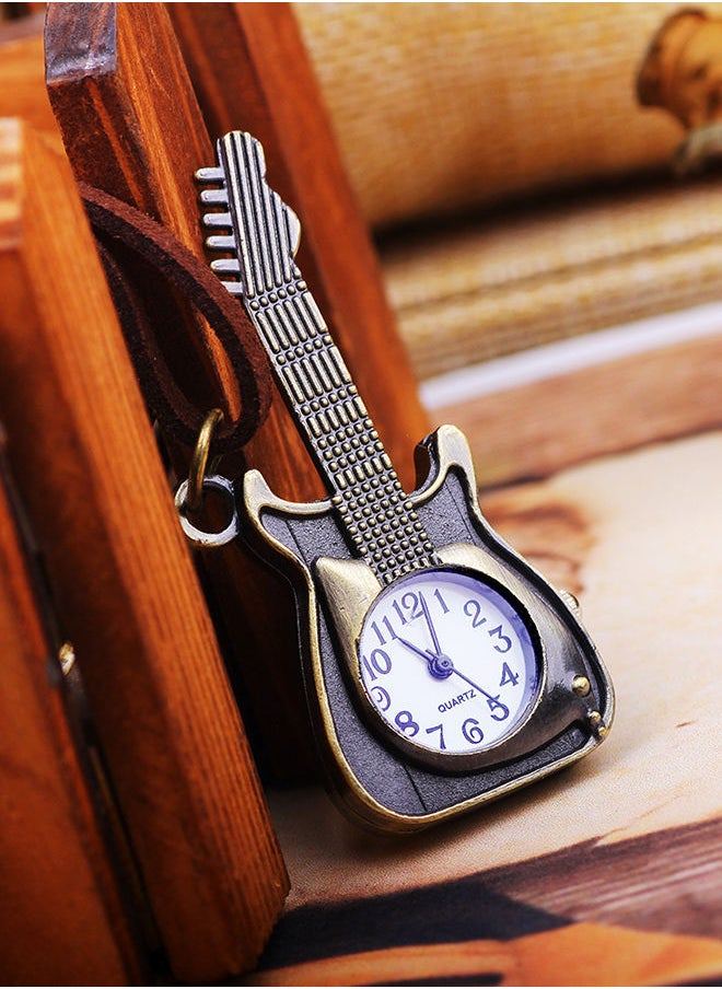 NIBEMINENT - Guitar Necklace Pocket Watch 0018 - Image 1