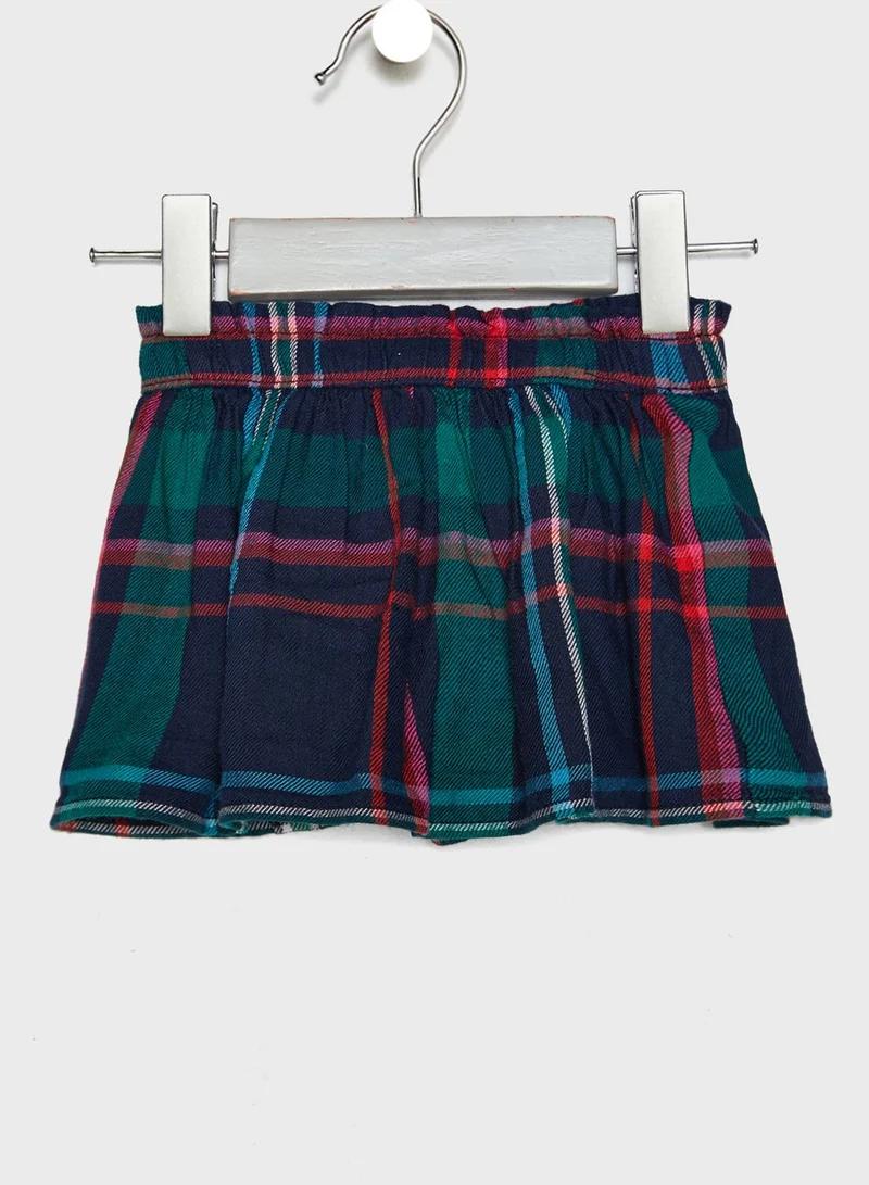 GYMBOREE Infant Plaid Skirt + Knickers Set