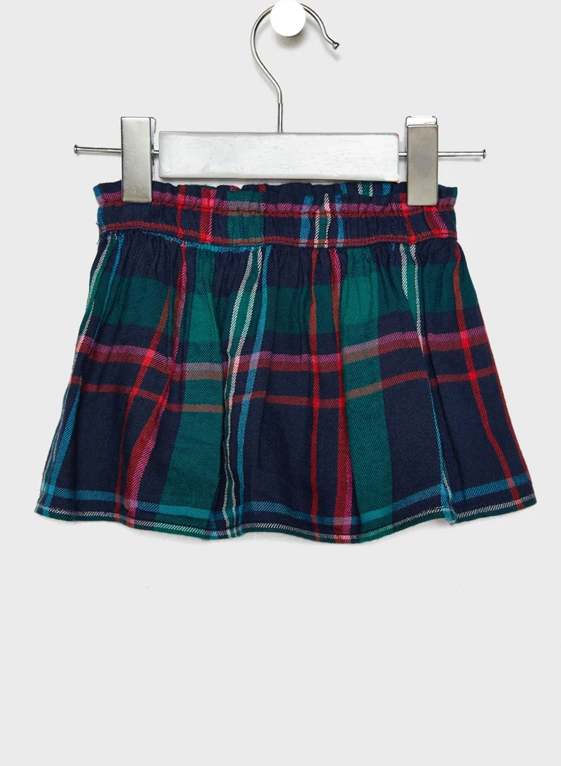 GYMBOREE Infant Plaid Skirt + Knickers Set