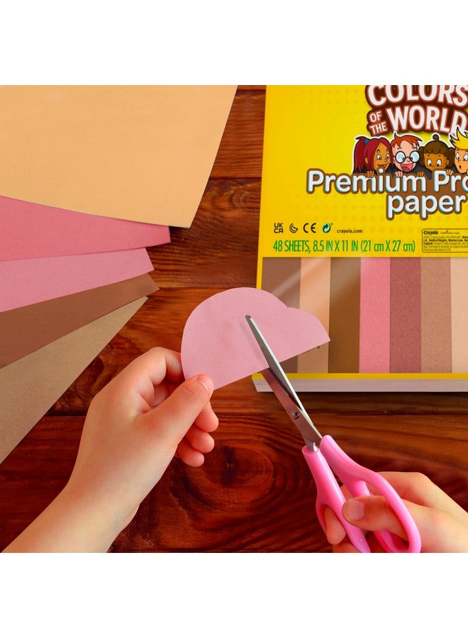 Crayola Construction Paper in Colors of The World, 8.5” x 11”, 24 Colors, Craft Supplies, 48 Sheets - Image 5