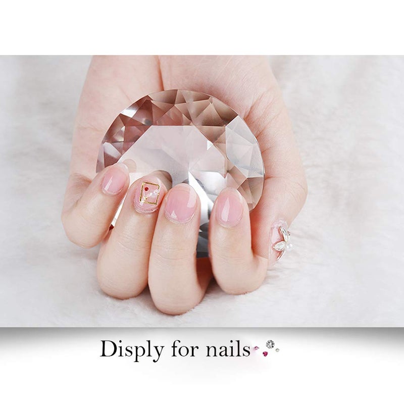 LONGWIN 60mm (2.4") Crystal Faceted Diamond Paperweight Wedding Favor Home Decor (Clear, 60mm) - Image 2