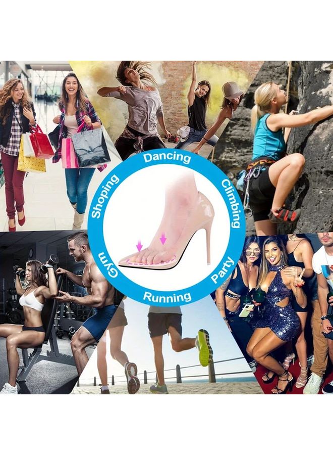 14pcs Half Palm Insoles Designed For Heels And Sneakers Soft Cushioned Forefoot Comfort Easy Adjustment Fit Half Sizes - Image 5