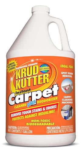 Krud Kutter CR012 Instant Carpet Cleaner/Stain Remover Plus Deodorizer, Gallon - Image 1