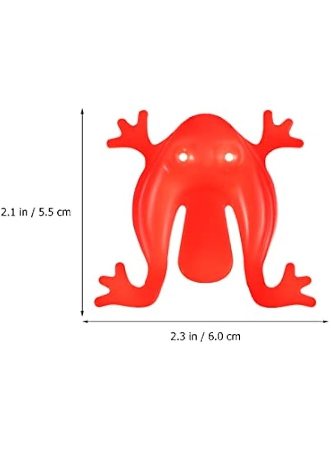 Generic 16 Pcs Frog Jumping Toy Finger Pressing Plastic Bouncing Frog Toy for Kids Birthdays Party Favors - Image 2