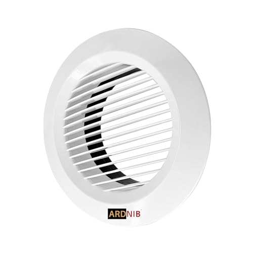 Ardnib Diffusers ABS (100mm/4) Ducting Cover| Exhaust Supply Ceiling Diffuser| Exhaust Supply Valve| Air Vent| Ventilation Ducting Hose Cover|Pipe Diffuser |Size 4 Inches (100 mm)| Made in India - Image 2