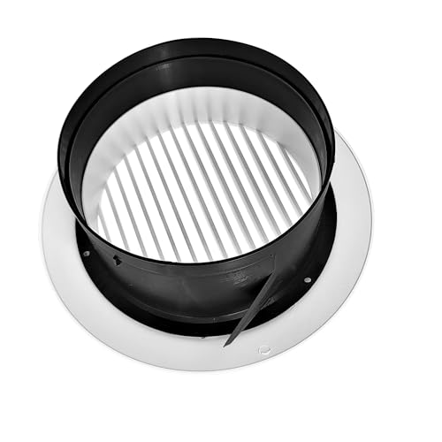 Ardnib Diffusers ABS (100mm/4) Ducting Cover| Exhaust Supply Ceiling Diffuser| Exhaust Supply Valve| Air Vent| Ventilation Ducting Hose Cover|Pipe Diffuser |Size 4 Inches (100 mm)| Made in India - Image 5