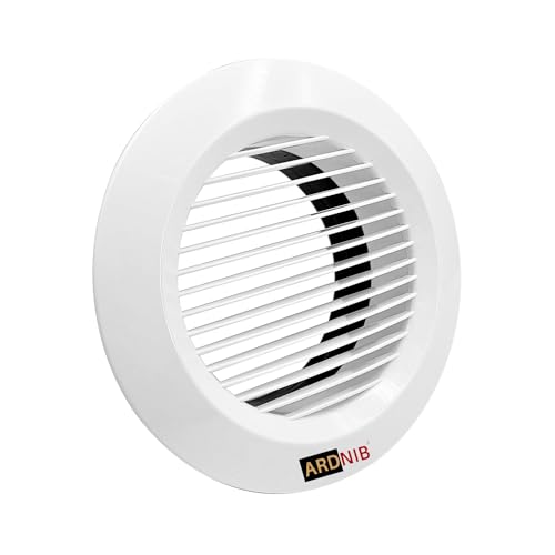 Ardnib Diffusers ABS (100mm/4) Ducting Cover| Exhaust Supply Ceiling Diffuser| Exhaust Supply Valve| Air Vent| Ventilation Ducting Hose Cover|Pipe Diffuser |Size 4 Inches (100 mm)| Made in India - Image 1