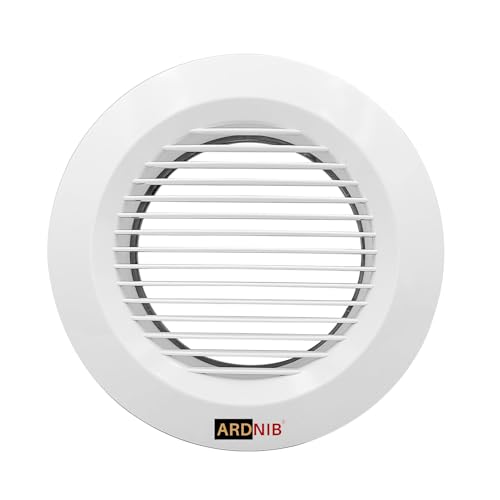 Ardnib Diffusers ABS (100mm/4) Ducting Cover| Exhaust Supply Ceiling Diffuser| Exhaust Supply Valve| Air Vent| Ventilation Ducting Hose Cover|Pipe Diffuser |Size 4 Inches (100 mm)| Made in India - Image 3