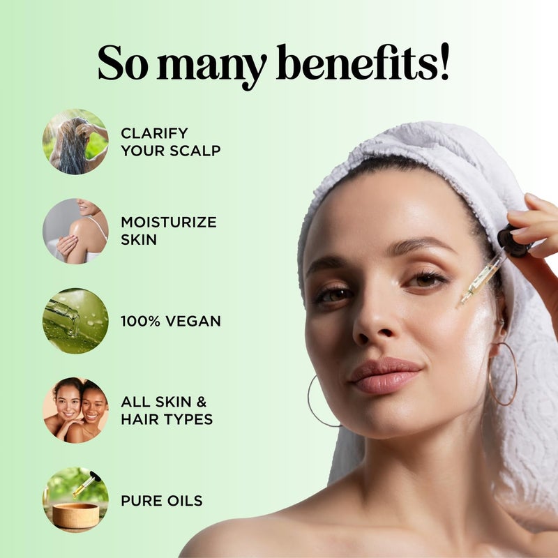 Maple Holistics Pure Tea Tree Oil for Hair Skin and Nails - 100% Pure Undiluted Tea Tree Essential Oil with Dropper for Topical Uses Aromatherapy Diffusing and Home and Beauty DIYs - Vegan and Cruelty Free (1 Fl Oz) - Image 3