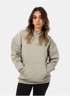 SHECHICK SheChick Iconic Sliver Grey Over Sized Hoodie  - Image 1