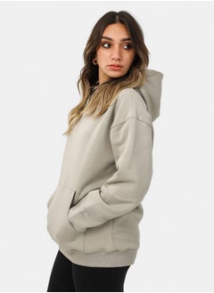 SHECHICK SheChick Iconic Sliver Grey Over Sized Hoodie  - Image 2