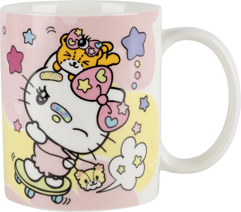 Konix Hello Kitty Mug - Keramikbecher - 320 ml - Skateboard-Motiv - Image 1