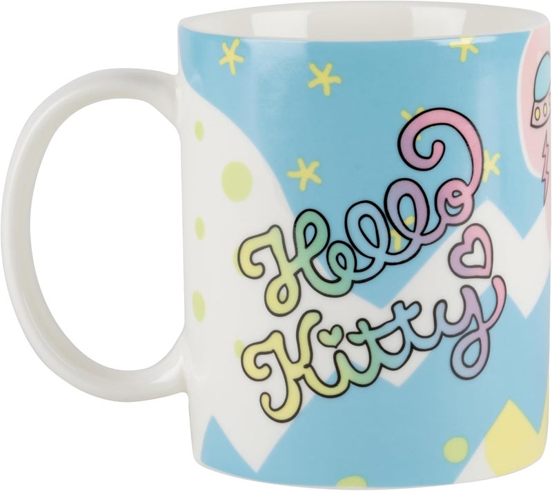 Konix Hello Kitty Mug - Keramikbecher - 320 ml - Skateboard-Motiv - Image 2