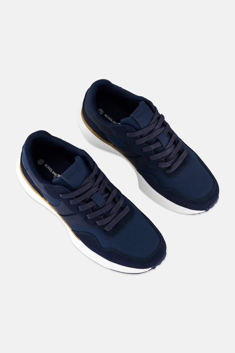 Nordland Men Lace Up Casual Shoes, Navy - Image 2