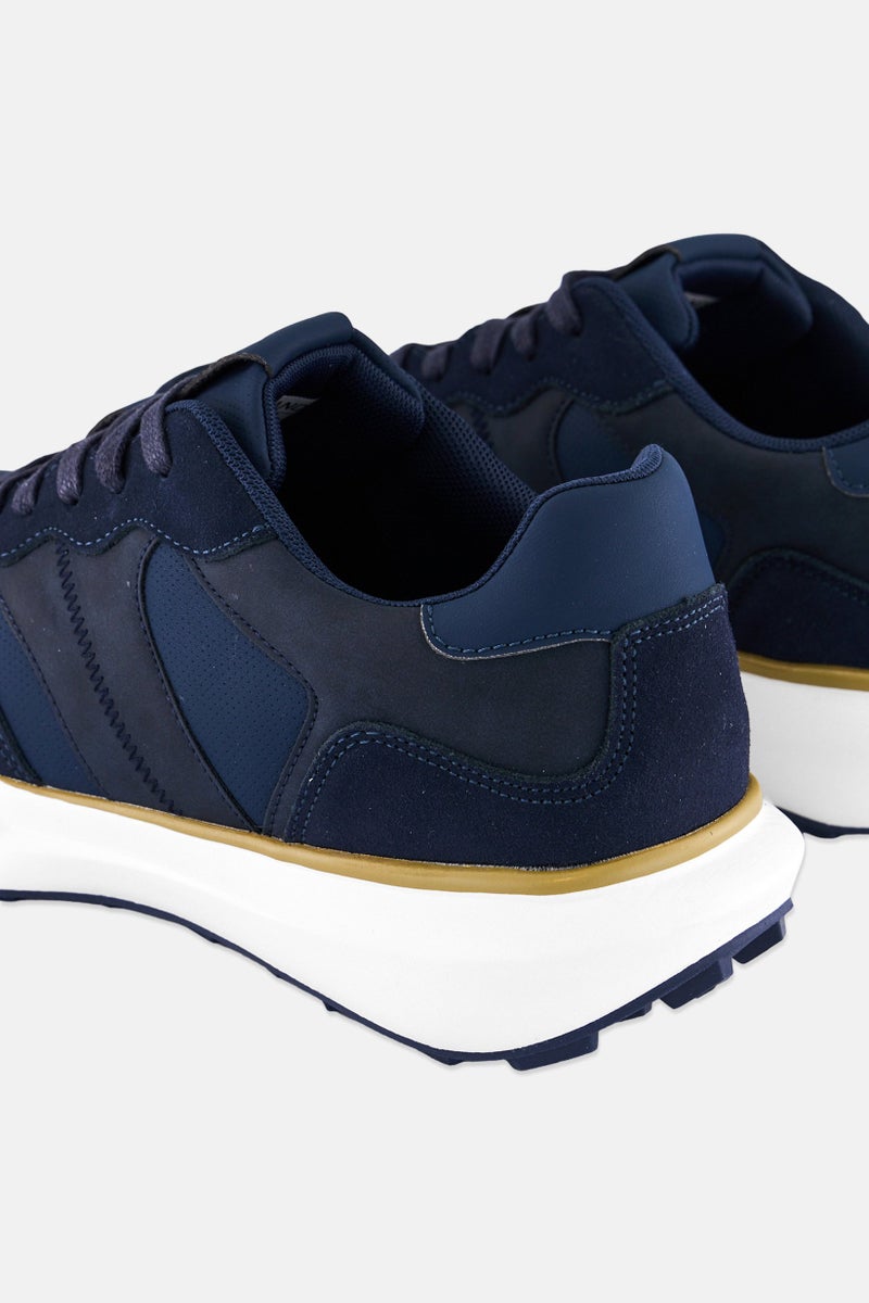 Nordland Men Lace Up Casual Shoes, Navy - Image 4