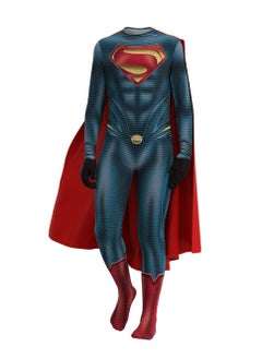 Man of Steel cos Superman hero Clark Kent jumpsuit adult children's performance costume tights suit stage dress up costume