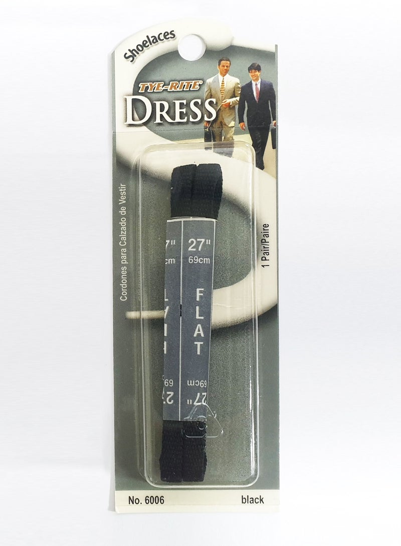 Dress Shoe Laces 69 CM Flat