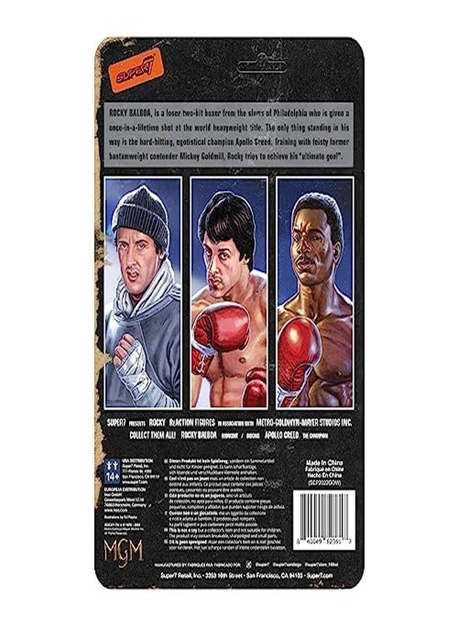 Super7 Rocky Apollo Creed (Boxing) - 3.75" Rocky Action Figure Classic Movie Collectibles and Retro Toys - Image 5