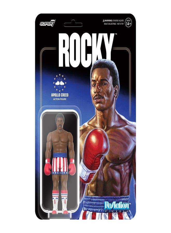 Super7 Rocky Apollo Creed (Boxing) - 3.75" Rocky Action Figure Classic Movie Collectibles and Retro Toys - Image 1