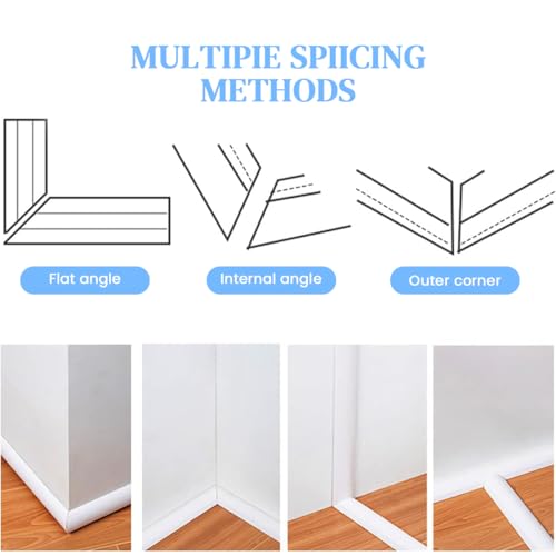 Serplex® PVC Cord Cover 6.6ft Self Adhesive Floor Cord Hider Wall Wire Holder Hider Cuttable Soft PVC Floor Cord Hider Flexible Wire Cover Reuseable Cord Cover Cord Guider - Image 5