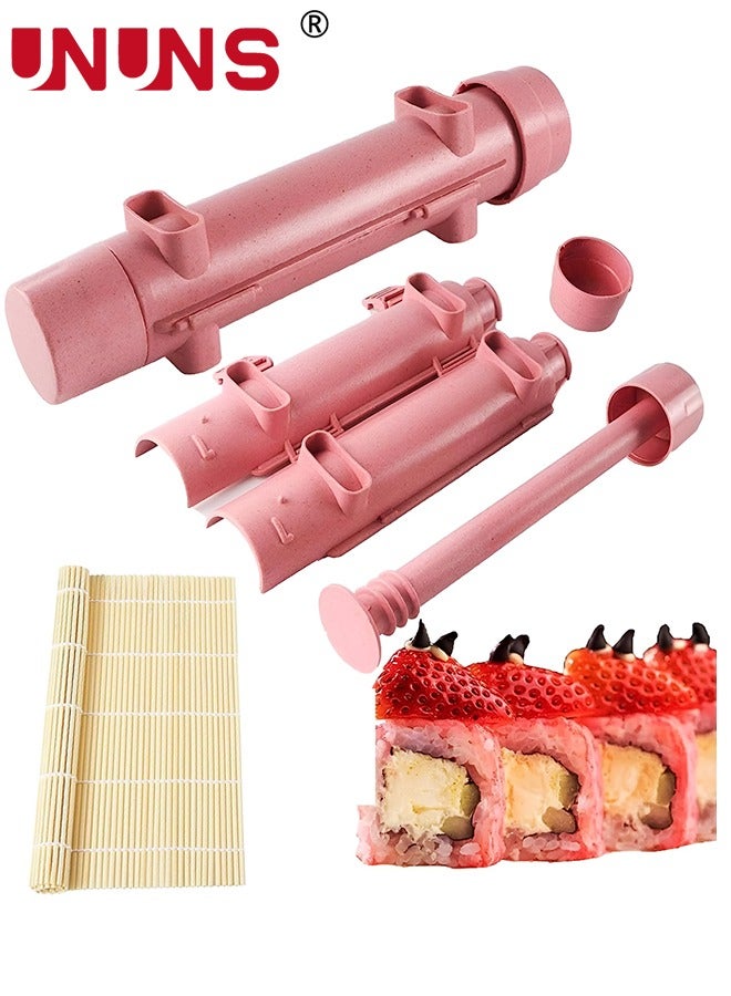 UNUNS Sushi Making Kit,All In One Sushi Roll Making Set With Roller Shutters,Easy DIY Sushi Maker For Kitchen - Image 1