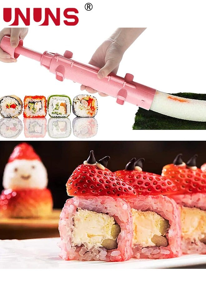 UNUNS Sushi Making Kit,All In One Sushi Roll Making Set With Roller Shutters,Easy DIY Sushi Maker For Kitchen - Image 3