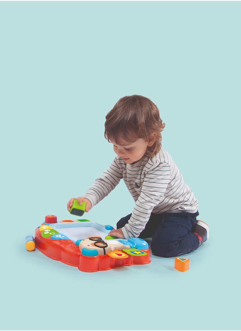 Clementoni - Clementoni Baby Interactive Easel, Battery Operated | Educational Toy | Early Development Toy  | Learn How to Draw and Write! | With Lights and Sound | Encourages Creativity | Helps with Motor Skill Development | Perfect Gift for Toddler - Image 1