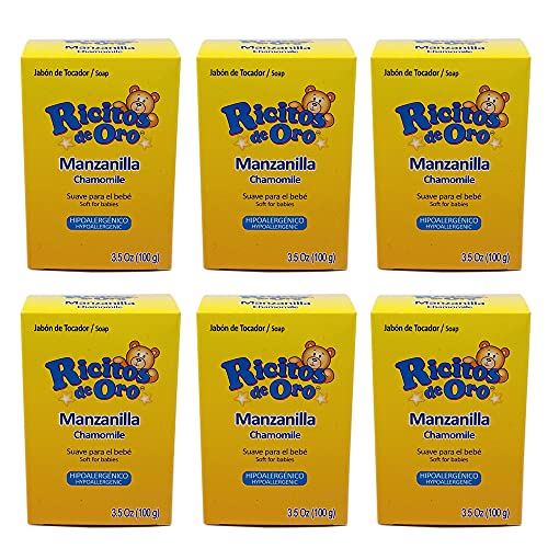 Grisi Ricitos De Oro Hypoallergenic for Babies Bar Soap 3.5 oz (Pack of 6) - Image 1