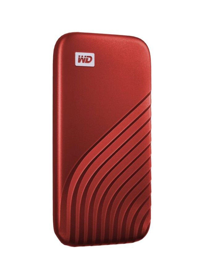 دبليو دي محرك أقراص SSD ماي باسبورت - محرك أقراص SSD محمول، بسرعات قراءة تصل إلى 1050 ميجابايت/ثانية وسرعات كتابة تصل إلى 1000 ميجابايت/ثانية، USB 3.2 الجيل الثاني - أحمر 2 TB - Image 5