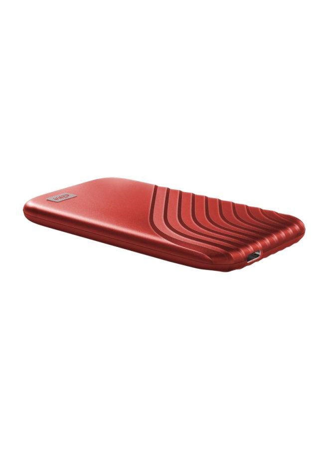 دبليو دي محرك أقراص SSD ماي باسبورت - محرك أقراص SSD محمول، بسرعات قراءة تصل إلى 1050 ميجابايت/ثانية وسرعات كتابة تصل إلى 1000 ميجابايت/ثانية، USB 3.2 الجيل الثاني - أحمر 2 TB - Image 4