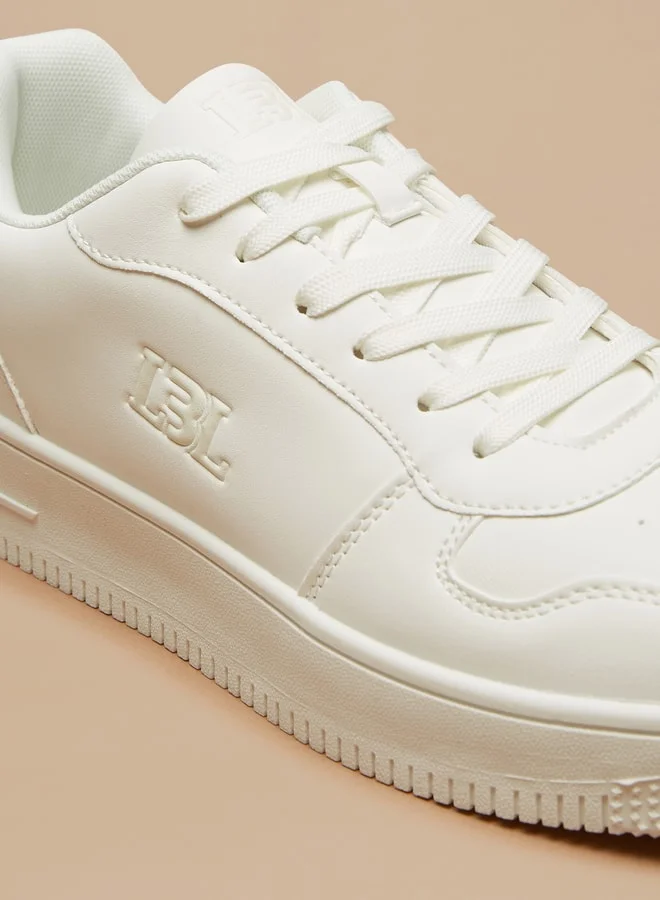 ال بي ال من شو اكسبرس Men's Solid Casual Shoes Sneakers With Lace-Up Closure