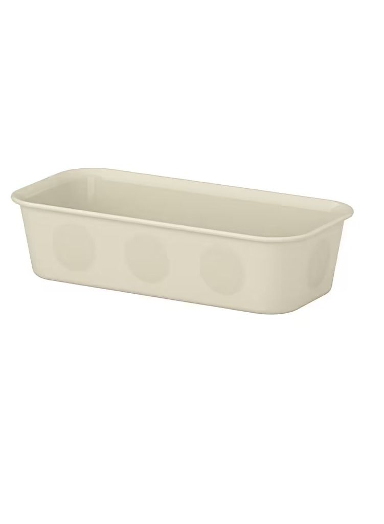 Organiser, plastic/beige10x20x5 cm - Image 1