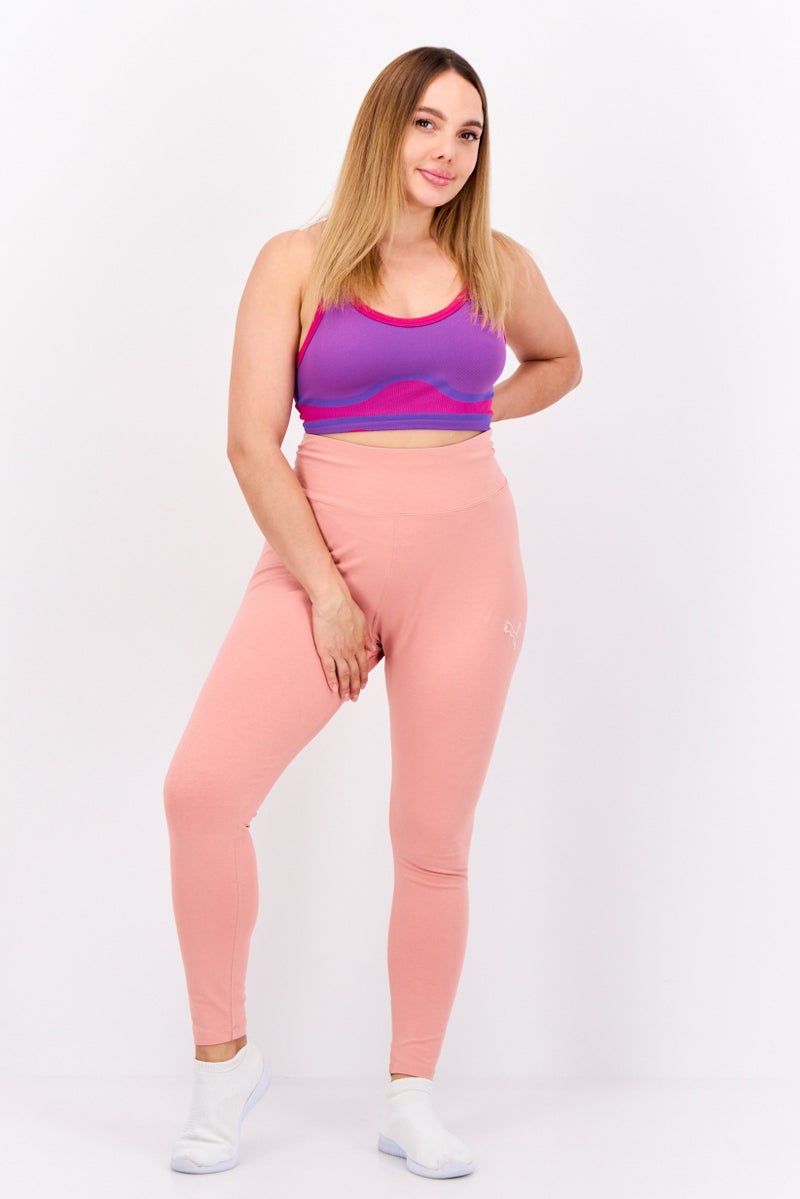 PUMA Women Tight Fit Training Leggings, Pink - Image 4