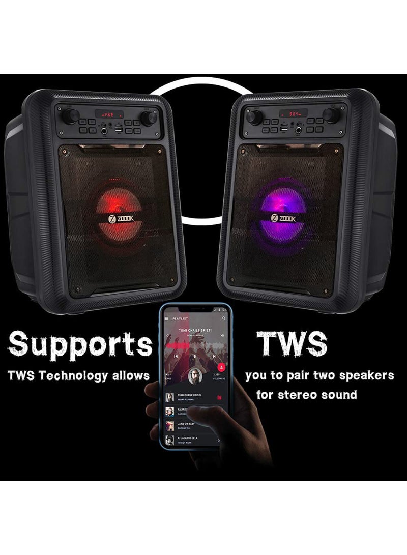 Zoook Renewed - Rocker Thunder Pro 30 Watt Wireless Bluetooth Party Speaker - Image 5