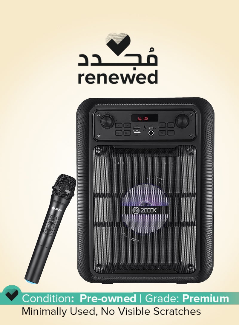 Zoook Renewed - Rocker Thunder Pro 30 Watt Wireless Bluetooth Party Speaker - Image 1