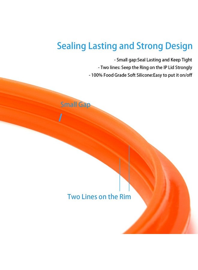 STYDDI Silicone Sealing Ring Compatible With Instant Pot 8 Quart Models, Fits 8 Qt Models, 3-Pack  - Image 5