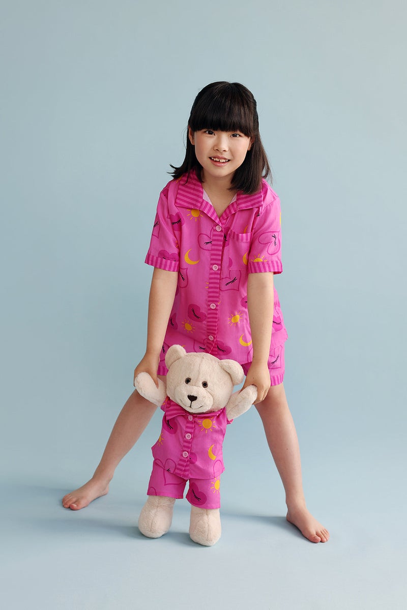 Luna Mia 'Sofia' Pyjama Set With Matching Teddy Bear - Image 4