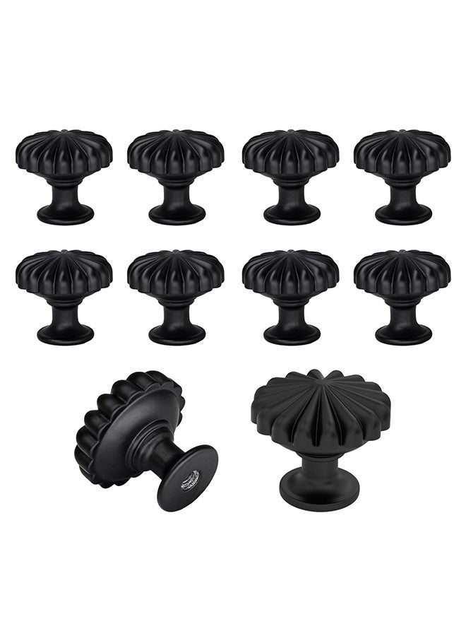 Peachjoy 10 Pack Brushed Satin Nickel Kitchen Cabinet Knobs for Dresser Drawers - Zinc Hardware  - Image 1