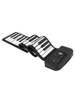 Generic Silicone 88-Key Roll-Up Piano for Kids, Bluetooth Beginner Soft Keyboard Electric Piano with Stereo Speakers, Rechargeable Battery, Compatible with Phones, Tablets & PCs  - Image 1