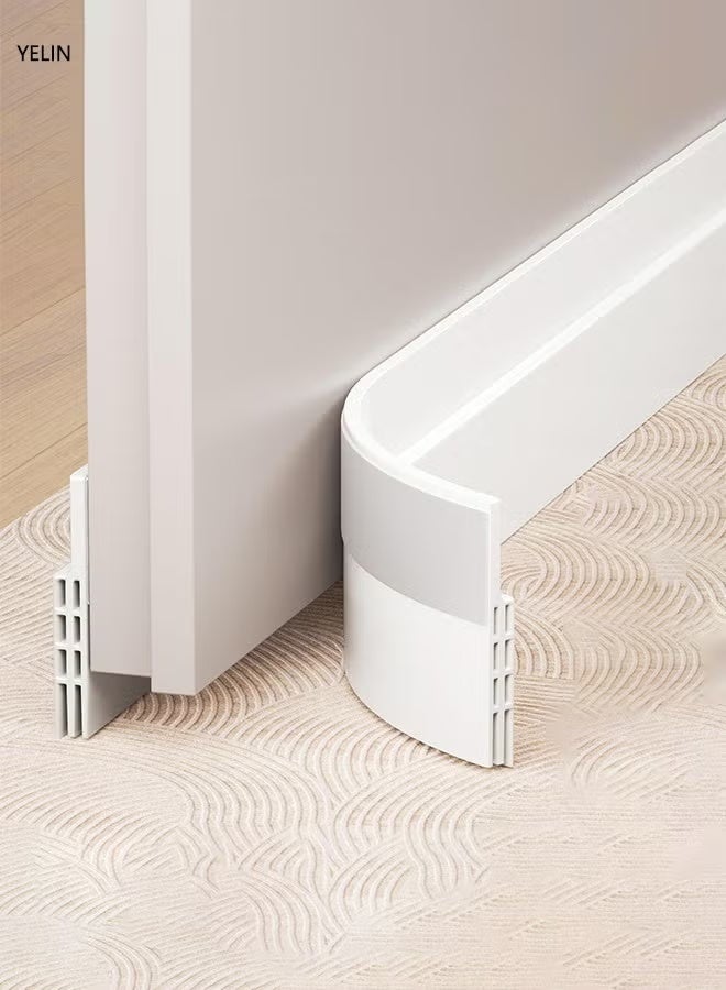 DUTUO Door Draft Stopper, 120 cm Length Under Door Seal, Door Sweep for Exterior & Interior Doors, Door Bottom Draft Blocker Dust and Noise Insulation - Image 1
