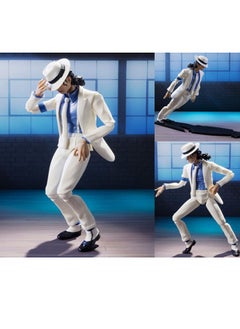 General Michael Jackson White Outfit Moonwalk MV Costume 15cm Action Figure  - Image 3