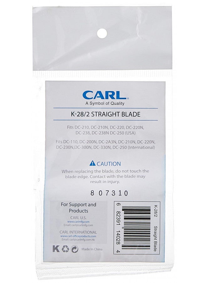 Carl K-28/2 Replacement Straight Blade for The DC-210/220/238/2501, Gray - Image 4