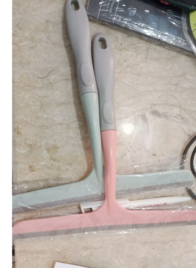 ممسحة تنظيف زجاج النوافذ، متعددة الوظائف، مقبض مانع للانزلاق - Image 4