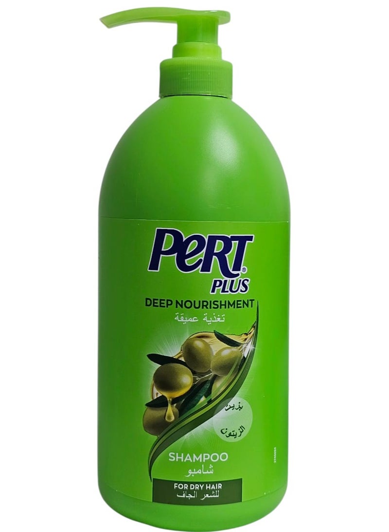 Pert Plus Deep Nourishment Shampoo with Olive Oil for Dry Hair 1000ml