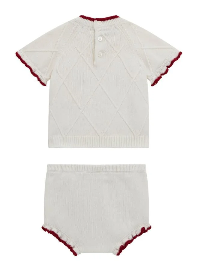 GUESS Kids Printed Sweater And Pantie Set
