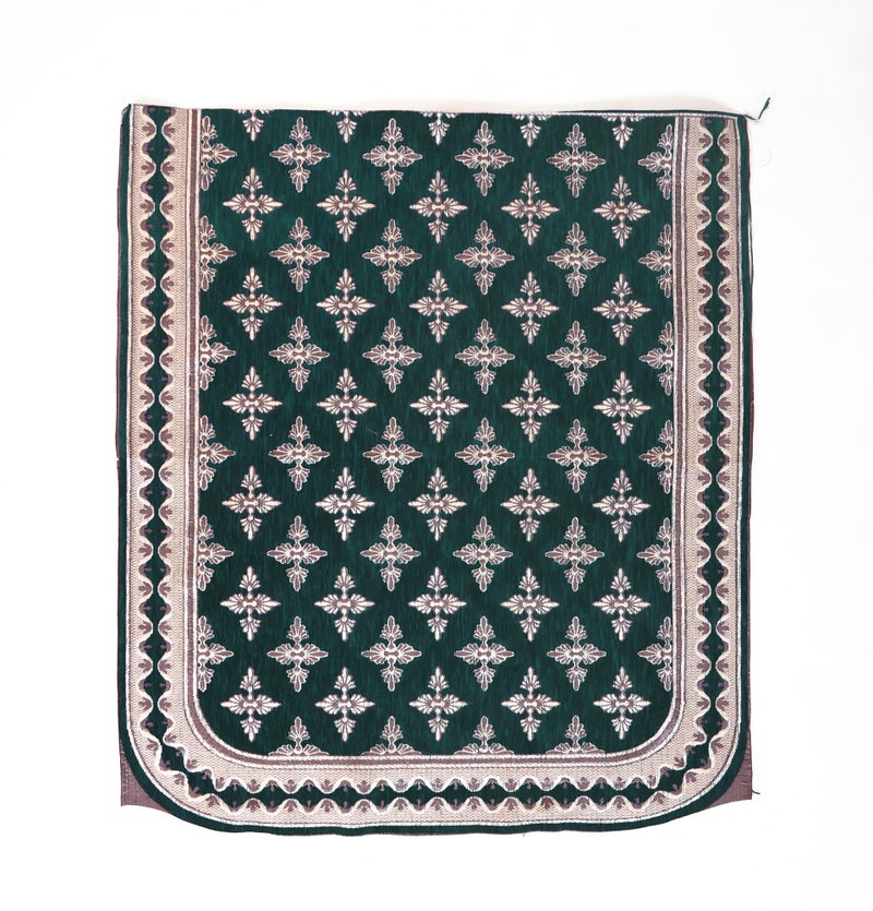 Fashion Throw غطاء أريكة أنيق من سلسلة 'إيليغانت سيريز' بتصميم حرف L لـ 6 مقاعد مع غطاء ظهر | واقي أثاث مضاد للانزلاق لغرفة المعيشة | ديكور منزلي لأريكة خشبية باللون الفيروزي (تصميم حرف L) - Image 5